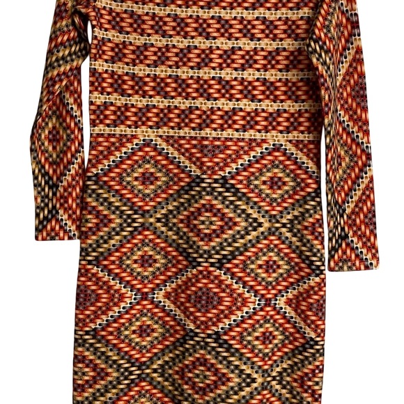 NWOT LuLaRoe Debbie Long Sleeve Sheath Dress Size Medium - Picture 2 of 6